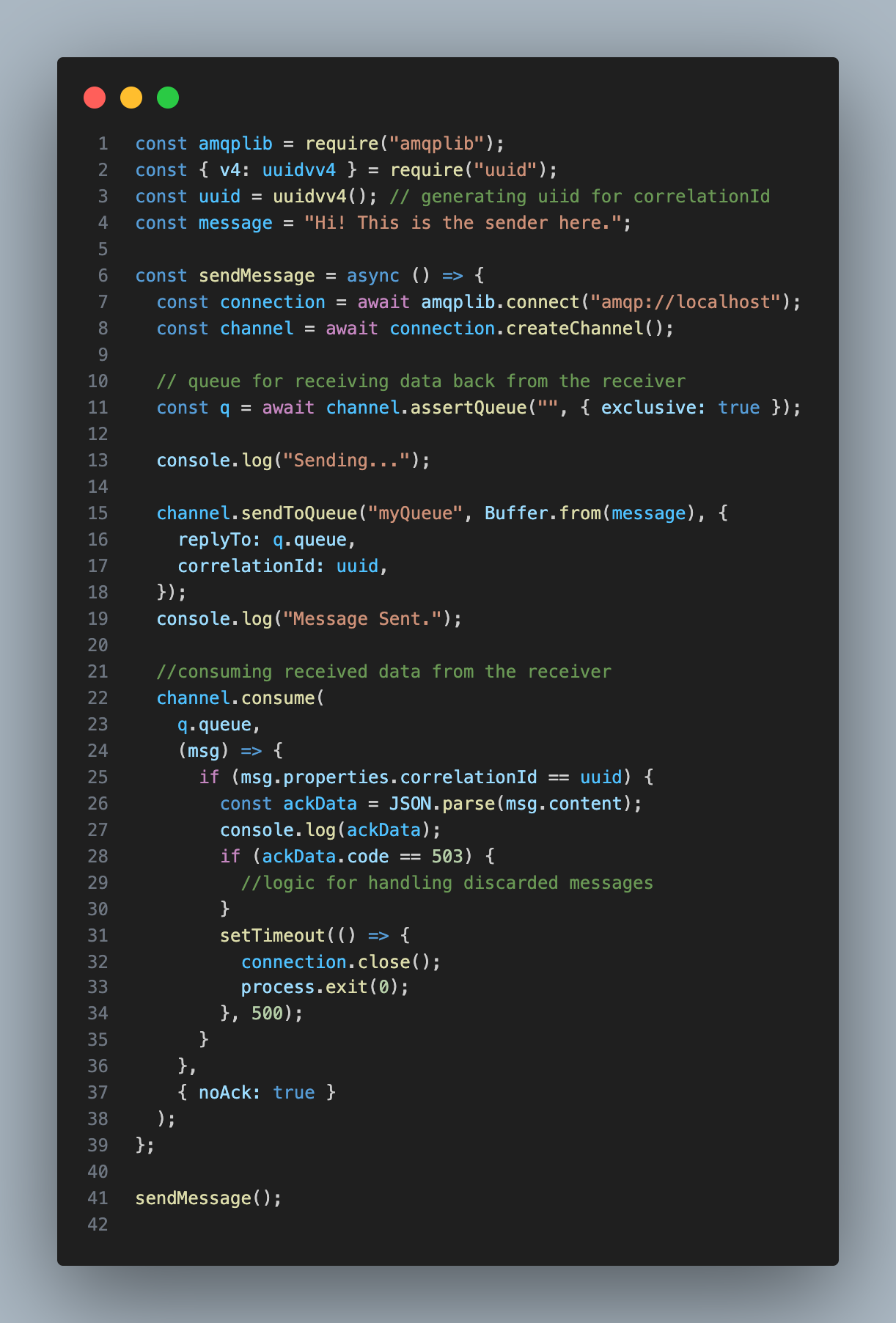 producer.js code
